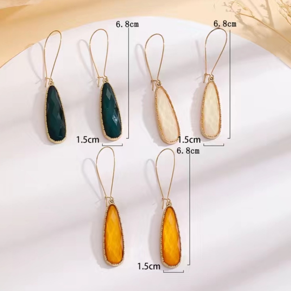 🍒NWT 18K SET OF  GOLD EARRINGS - Picture 2 of 5